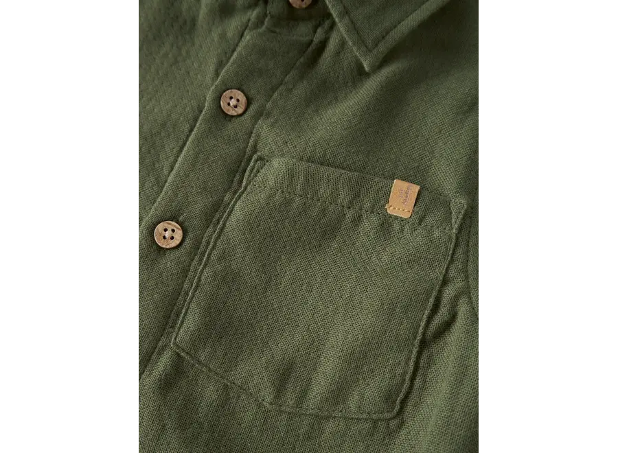 Neppo LS loose shirt - Cypress