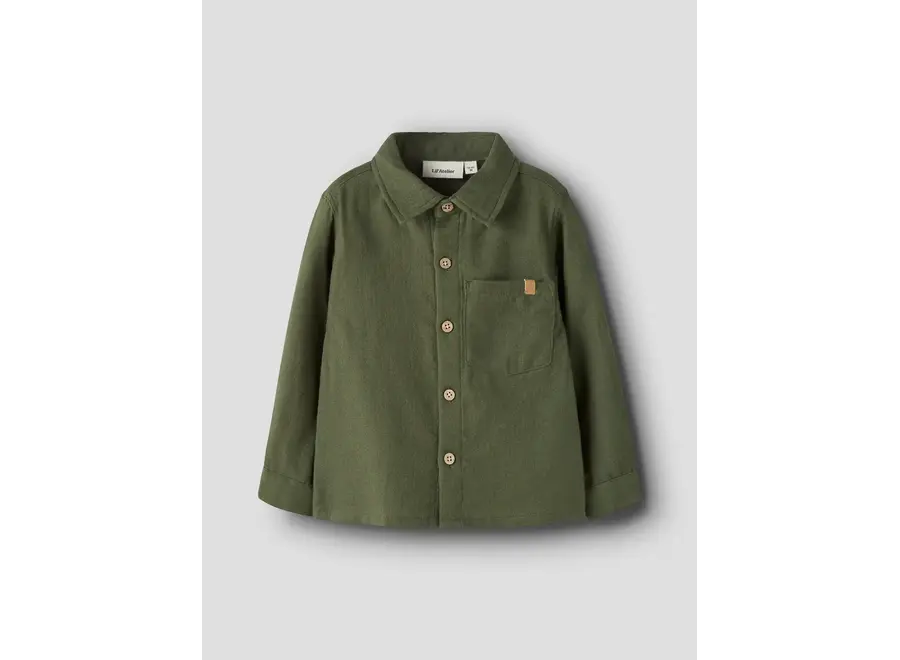 Neppo LS loose shirt - Cypress
