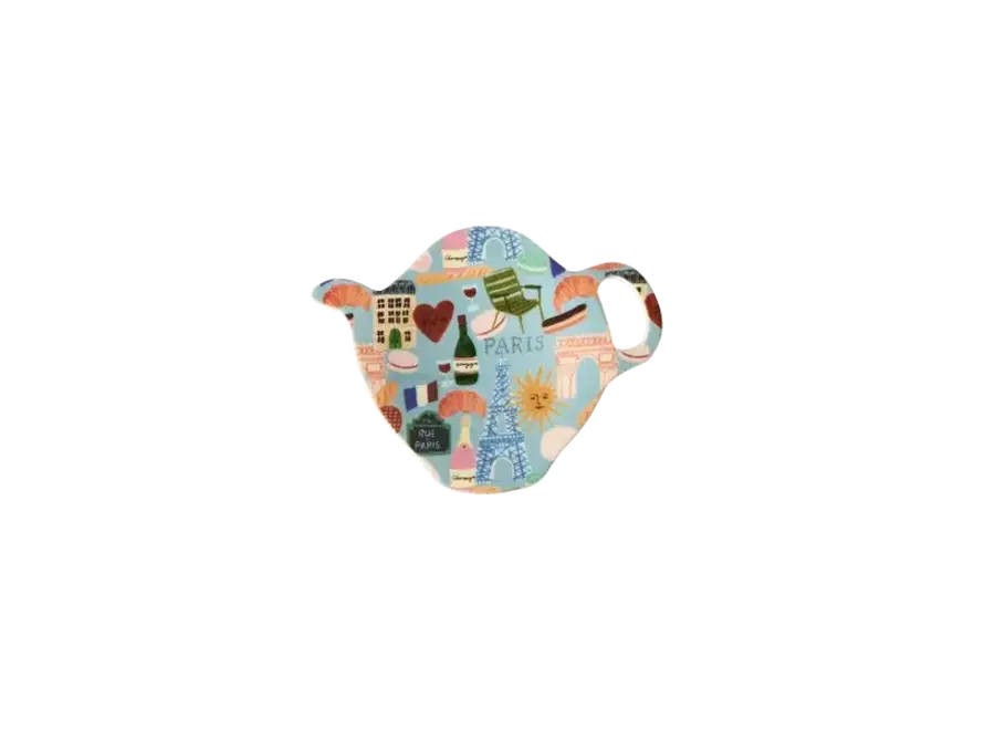 Teabag plate - Bon vivant 'Paris'