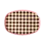 Large rectangular plate - 'Check me out' print