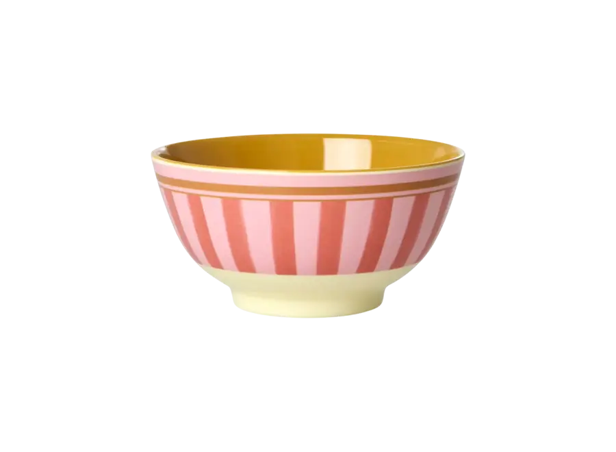 Melamine bowl - Organic stripes print (700ml)