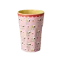 Tall cup - Pink - Snoopy print