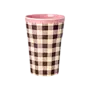 Melamine cup - 'Check me out' print (400 ml.)
