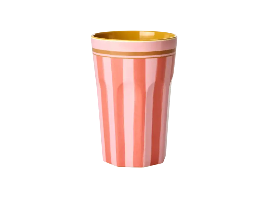 Melamine cup - 'Organic stripes' print (400 ml.)