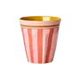 Melamine cup - 'Organic stripes' print