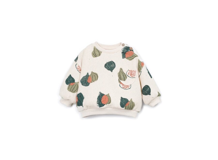 Printed jersey sweater - Sketches