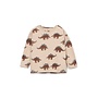 Printed jersey LS T-shirt - Skein/ Dino