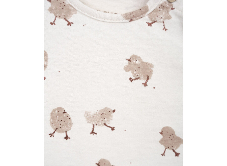 Printed jersey LS T-shirt - Chick Skein