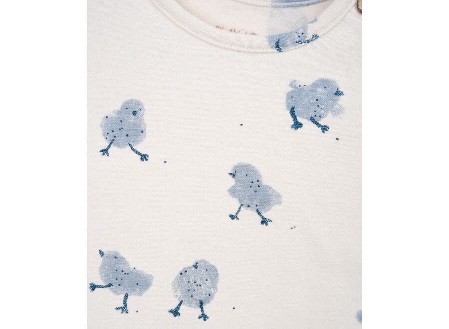 Printed jersey LS T-shirt - Chick detail