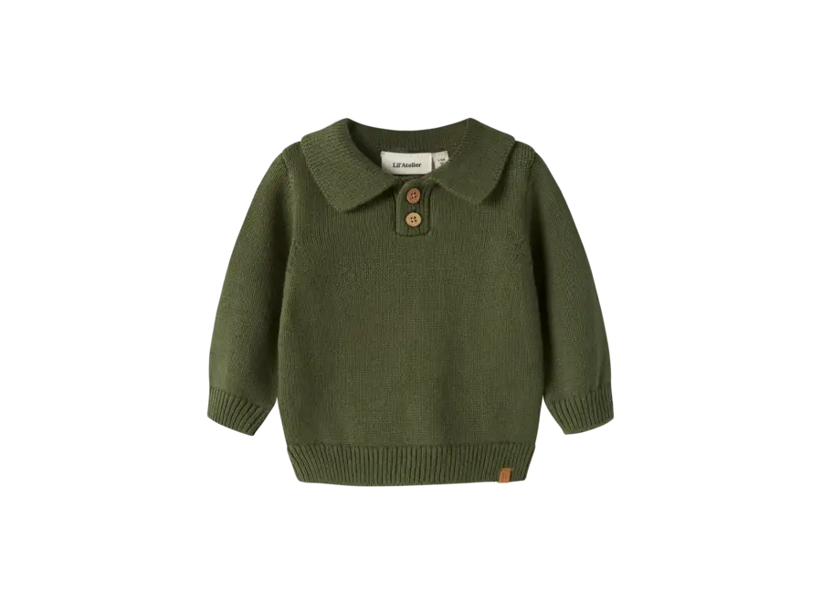 Molo knit polo - Cypress