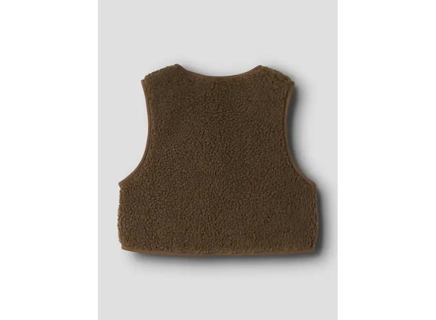 Jono RLX Sherpa vest - Teak