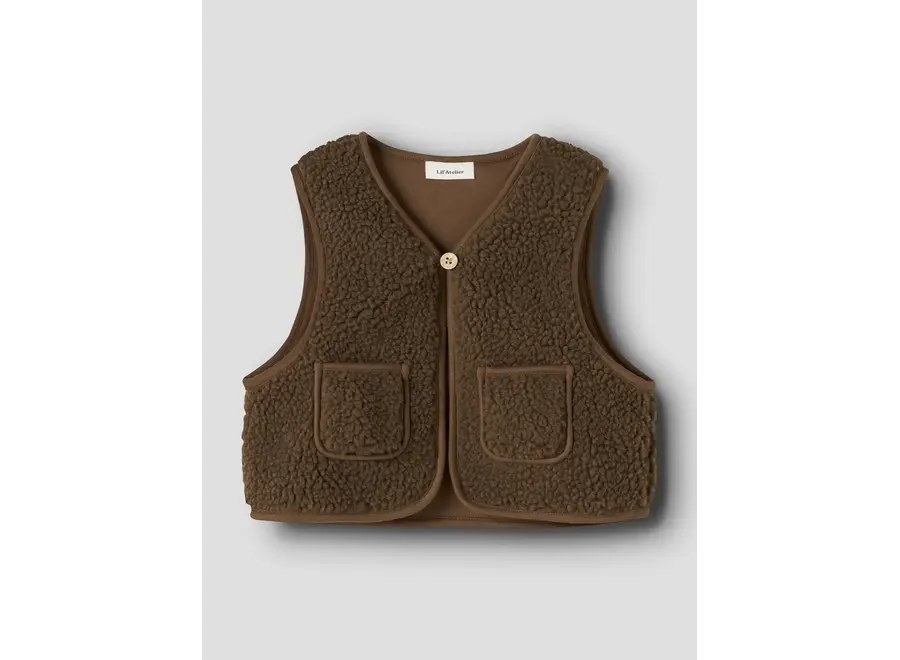 Jono RLX Sherpa vest - Teak