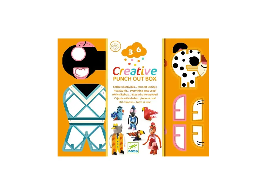 Creative box - 6 chicjes van de Savannne