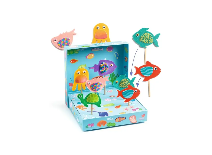 Collage frutsels - Vrolijk aquarium