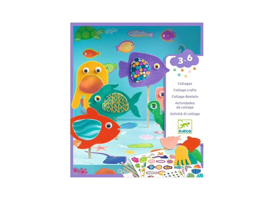 Collage frutsels - Vrolijk aquarium