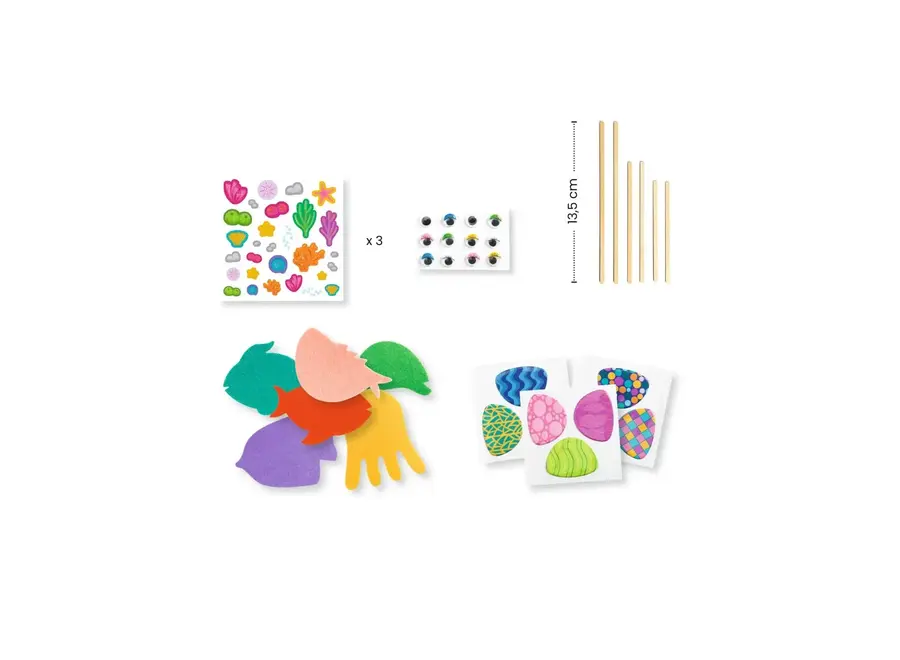 Collage frutsels - Vrolijk aquarium