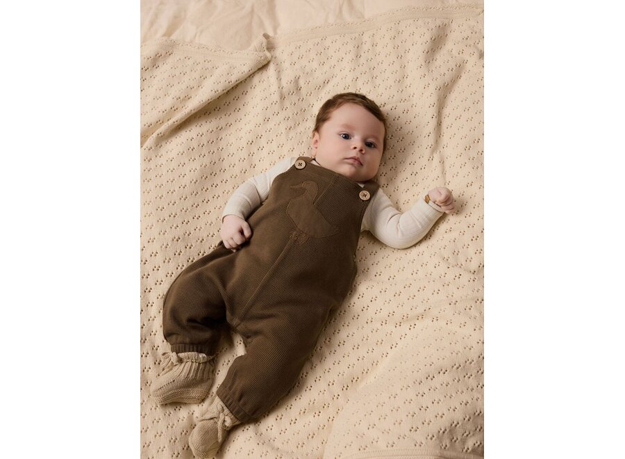 Naffel loose sweat overall - Teak