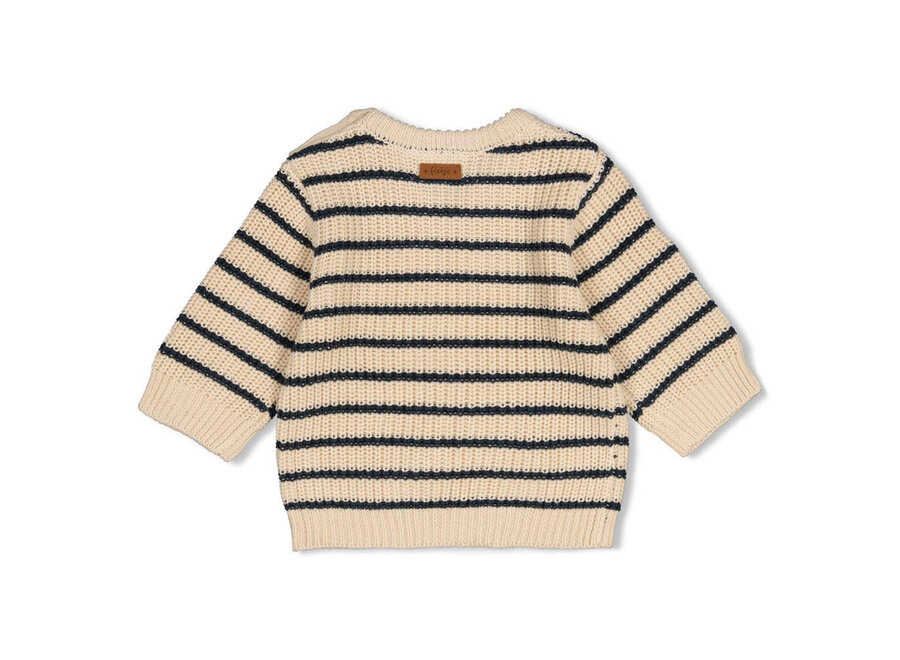 Sweater gebreid streep - Winter denims