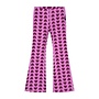 Purple hearts flared pants