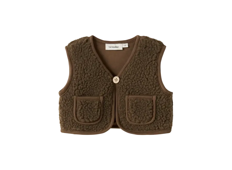 Jono RLX sherpa vest - Teak