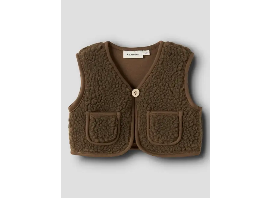 Jono RLX sherpa vest - Teak