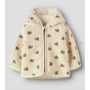 Nalo Sui LS loose sherpa jacket - Turtledove/ Snail