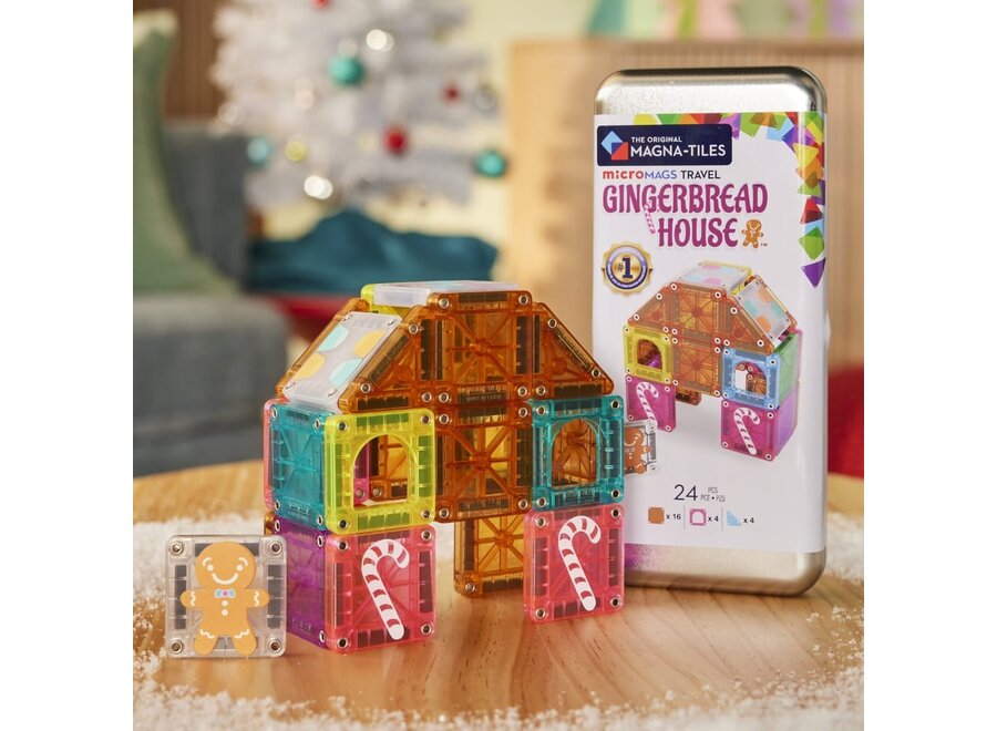 Micro mags travel set - Gingerbread house
