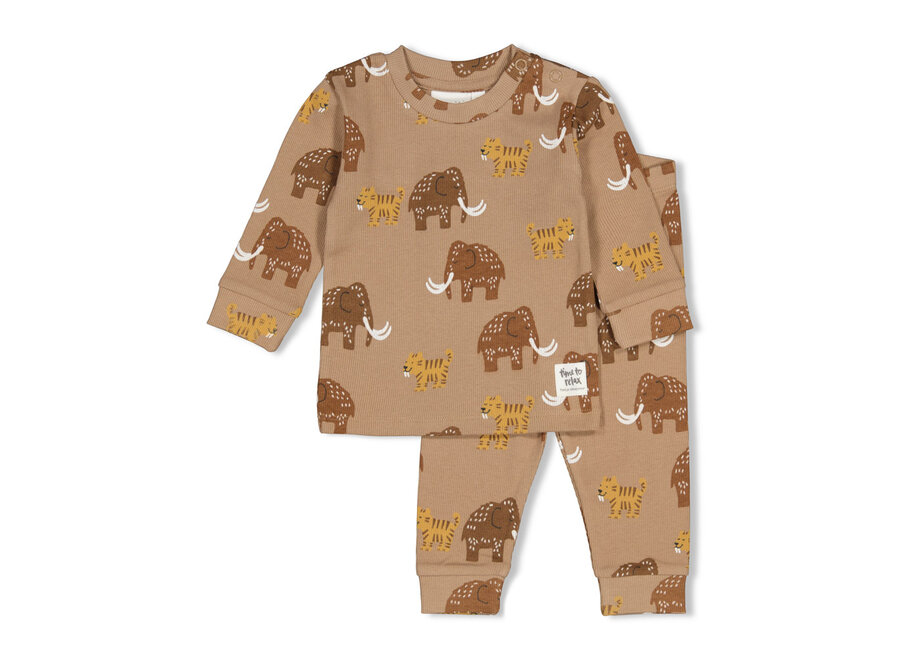 Baby pyjama - Milo Mammoth (Taupe)