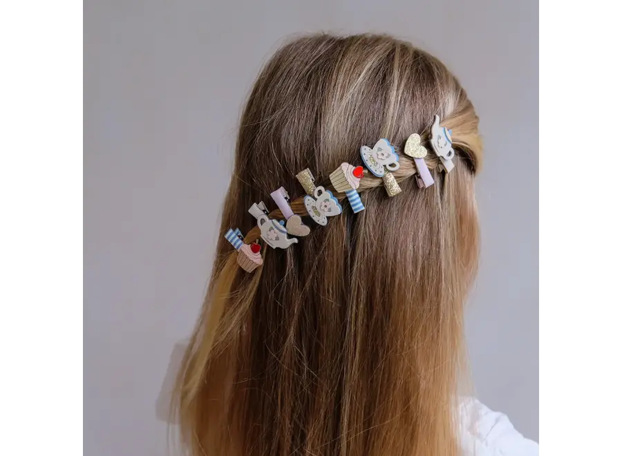 Afternoon tea salon hair clips