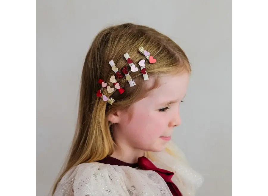 Teeny weeny heart salon hear clips