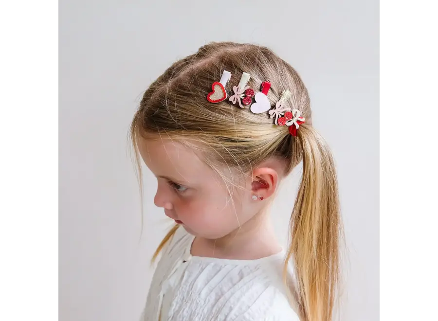 Fancy cherries salon hair clips