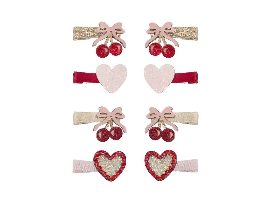 Fancy cherries salon hair clips