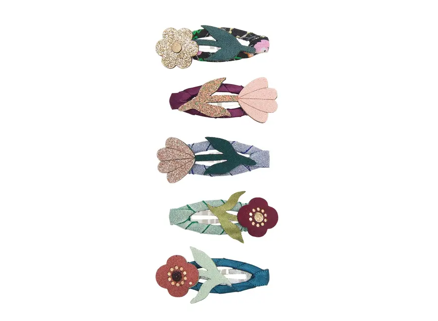 Autumn bouquet mini hair clips