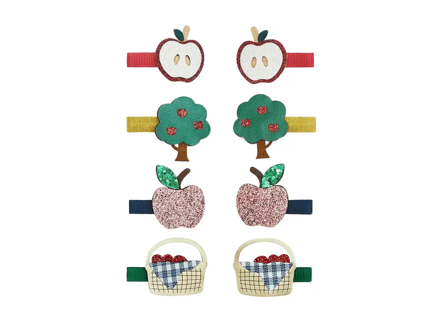 Apple harvest salon hair clips