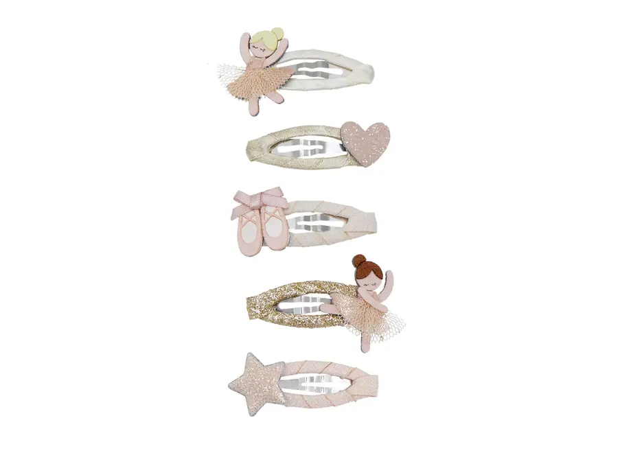 Ballerina mini hair clips