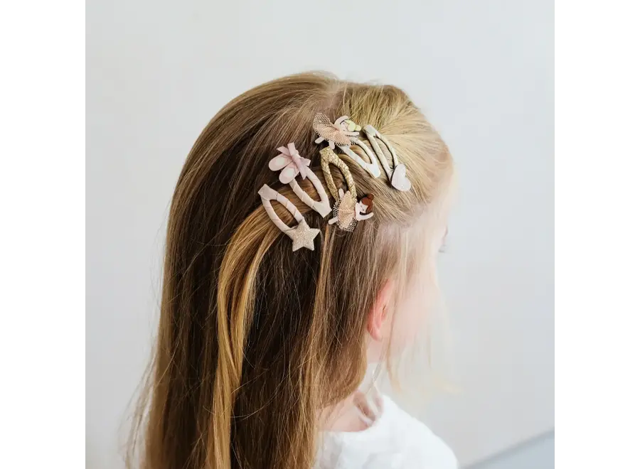 Ballerina mini hair clips