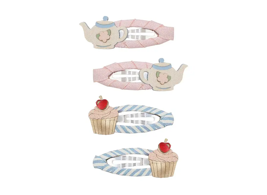 Afternoon tea hair clips