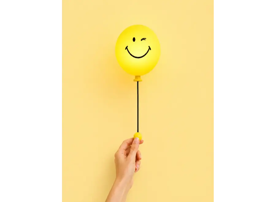 Muurlampje - Bubbly light yellow - Smiley World