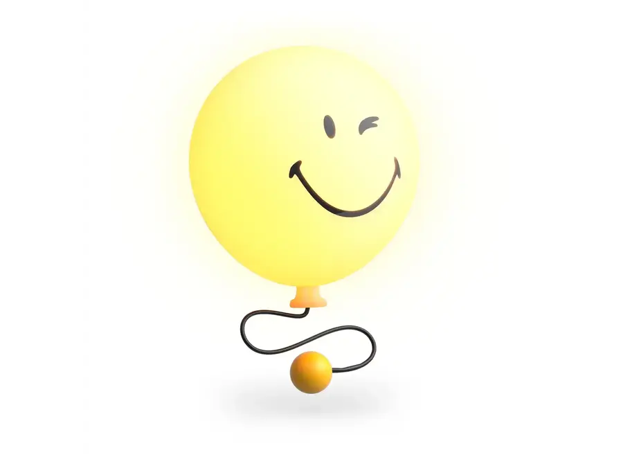 Muurlampje - Bubbly light yellow - Smiley World