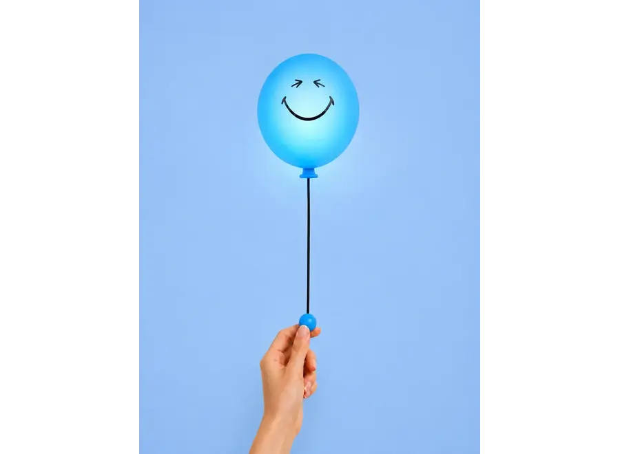 Muurlampje - Bubbly light blue - Smiley World