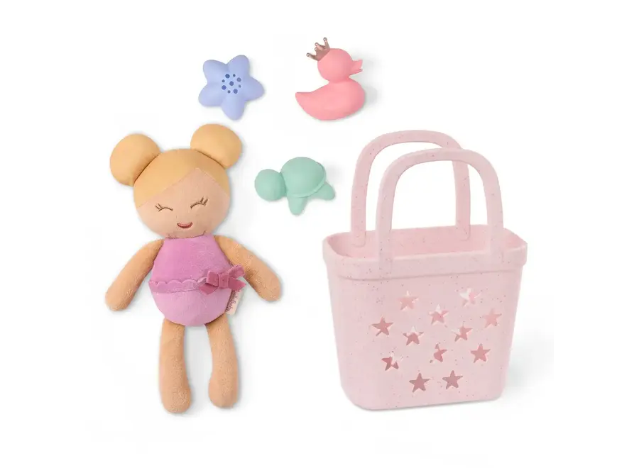 Baby Doll blond hair & Bad speelgoed set