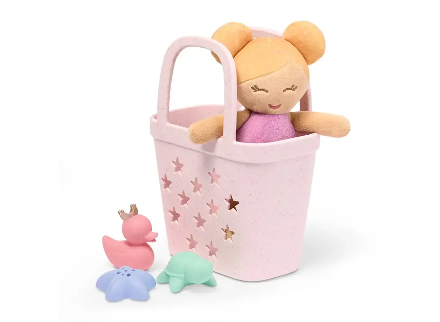 Baby Doll blond hair & Bad speelgoed set