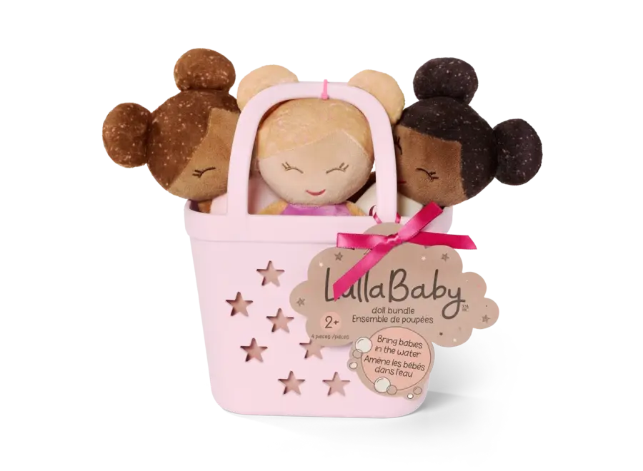 Set van 3 Baby badpoppen