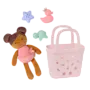 Baby Doll brown hair & Bad speelgoed set