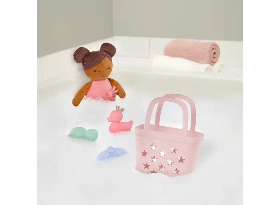 Baby Doll brown hair & Bad speelgoed set