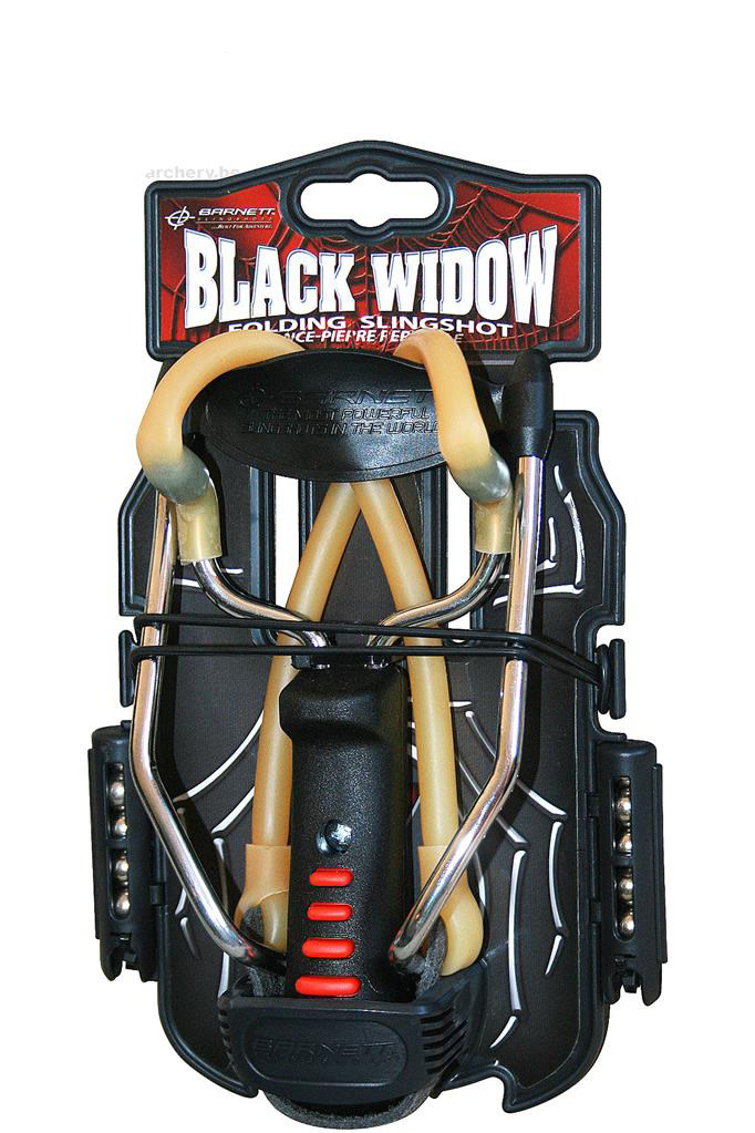 Black Widow Slingshot Amerikaans Stockhuis