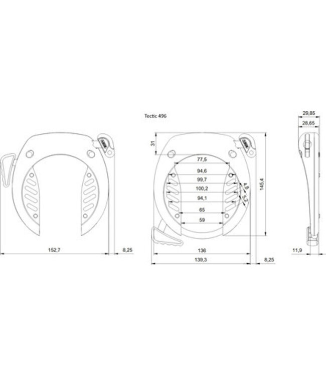 ABUS I Tectic 496 Framelock