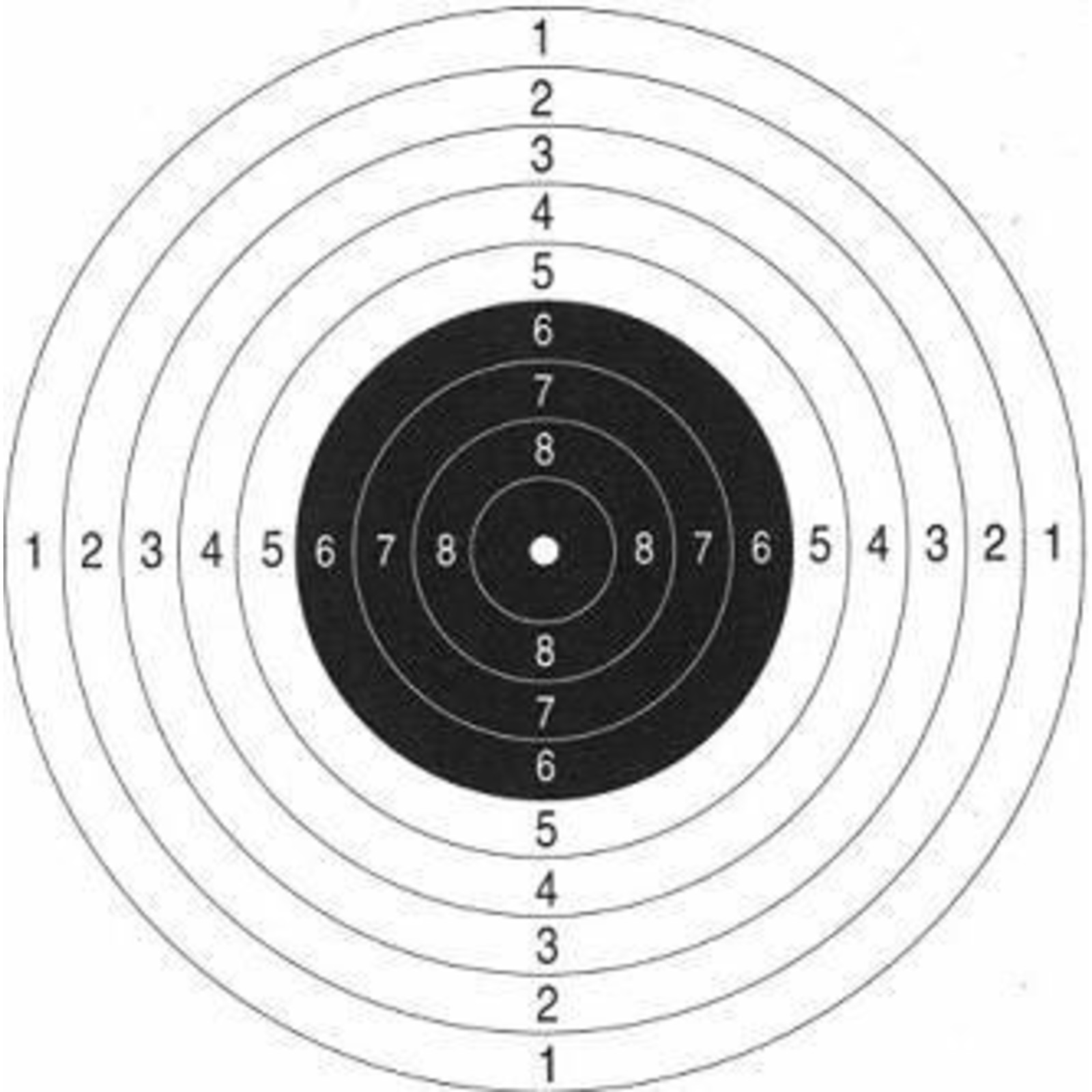 RAM 17 X 17 cm Shooting Targets | 25pcs