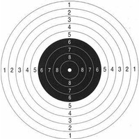 RAM 17 X 17 cm Shooting Targets | 25pcs