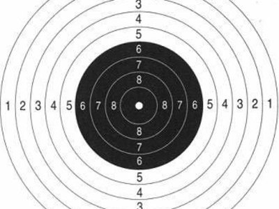17 x 17 cm shooting targets airguns europe